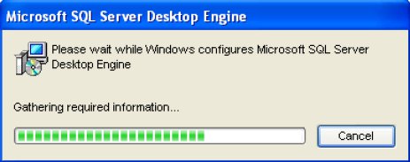 microsoft sql desktop engine